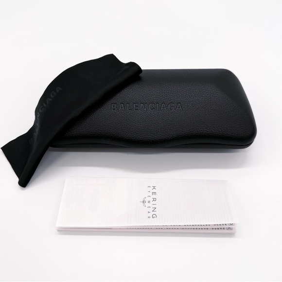 NEW BALENCIAGA BB0298SA 001 AVIATOR BLACK  METAL UNISEX SUNGLASSES BALENCIAGA - Picture 8 of 8